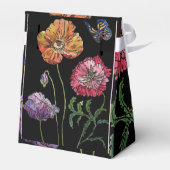 Ballotins Boîte de gâteau d'anniversaire fleur Poppy rouge o (Arrière)