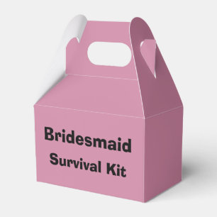 Ballotins Boîte de kit de survie "Bridesmaid"