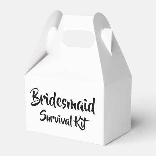 Ballotins Boîte de kit de survie "Bridesmaid" (Verso)