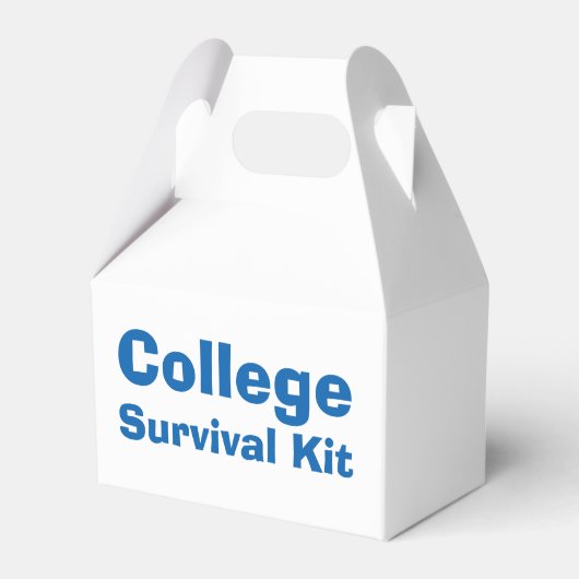 Ballotins Boîte de kit de survie "College" (Verso)