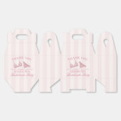 Ballotins Boîte de lingerie rose pour enterrement de vie de  (Déplié)