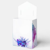 Ballotins Boîte de mariage à l'orchidée violette et bleue (Ouvert)