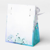 Ballotins Boîte de mariage à l'orchidée violette et bleue (Arrière)