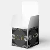 Ballotins Boîte de mariage Art Déco Posh (Ouvert)