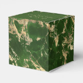 Ballotins Boîte de mariage en marbre vert et or (Arrière)