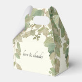 Ballotins Boîte de mariage Eucalyptus (Arrière)