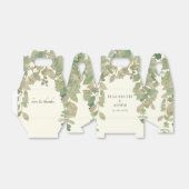 Ballotins Boîte de mariage Eucalyptus (Déplié)