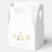 Ballotins Boîte de Mariage Eucalyptus Ampersand (Ouvert)