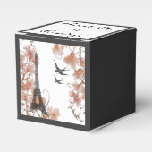 Ballotins Boîte de mariage romantique Paris Eiffel Tour (Verso)