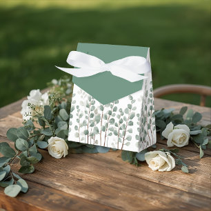 Ballotins Boîte de mariage végétale élégante personnalisée