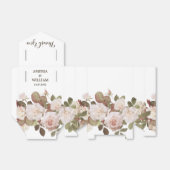 Ballotins Boîte de mariage vintage Rose française (Déplié)