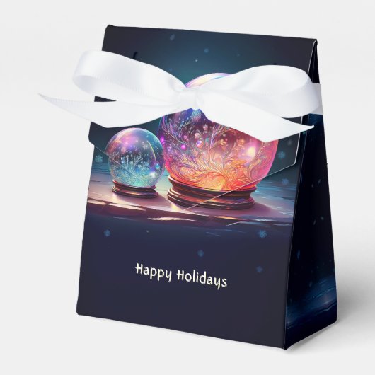 Ballotins Boîte de Noël Crystal Snowballs (Verso)