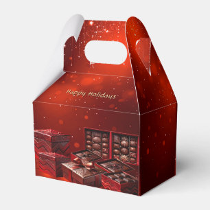 Ballotins Boîte de Noël de chocolat de Noël