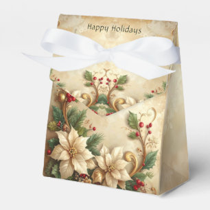 Ballotins Boîte de Noël Fleurs Cadeau de Fêtes