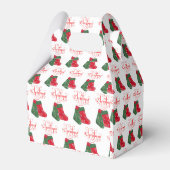 Ballotins Boîte de Noël Gable Favor (Arrière)
