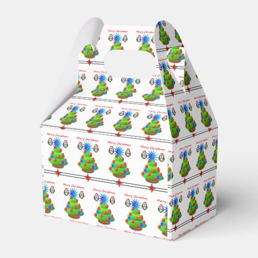 Ballotins Boîte de Noël Gable Favor (Verso)