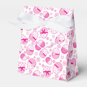 Ballotins Boîte de Pâques Joyeuses œuf de Pâques motif rose