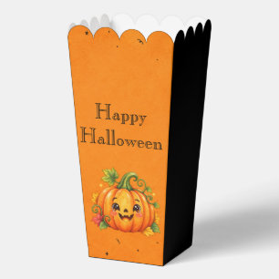 Ballotins Boîte de pop-corn d'Halloween citrouille mignonne