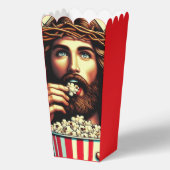 Ballotins Boîte de pop-corn mangeant Jésus. (Verso)