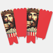 Ballotins Boîte de pop-corn mangeant Jésus. (Déplié)