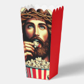 Ballotins Boîte de pop-corn mangeant Jésus. (Recto)