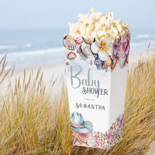 Ballotins Boîte de Popcorn pour Baby Shower Cowgirl Côtière