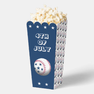 Ballotins Boîte de popcorn pour le 14 juillet en forme de ba