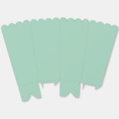 Ballotins Boîte de Popcorn Seafoam en faveur (Déplié)