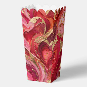 Ballotins Boîte de Popcorn Tourbillon Or Rouge & Rose