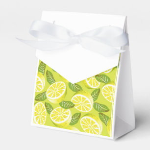 Ballotins Boîte de préférence citron jaune