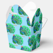 Ballotins Boîte de préférence de la fête de paon (Ouvert)