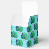 Ballotins Boîte de préférence de la fête de paon (Ouvert)