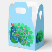 Ballotins Boîte de préférence de la fête de paon (Ouvert)