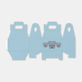 Ballotins Boîte de préférence de la fête des éléphants (Déplié)