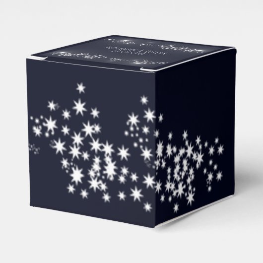 Ballotins Boîte de préférence de mariage lumière étoile (Verso)