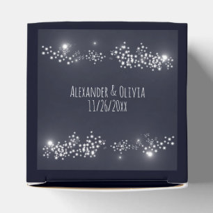 Ballotins Boîte de préférence de mariage lumière étoile