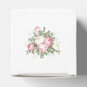 Ballotins Boîte de préférence de mariage Rose vintage (Haut)