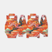 Ballotins boîte de préférence du parti motif japonais (Déplié)