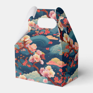 Ballotins boîte de préférence du parti motif japonais
