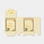 Ballotins Boîte de préférence du Tiki Hut Party (Déplié)