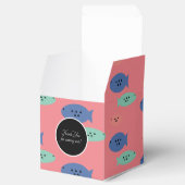 Ballotins Boîte de préférence Geometrical Fish Blue Party (Ouvert)