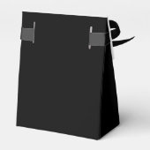 Ballotins Boîte de préférence Mariage noir et blanc (Arrière)