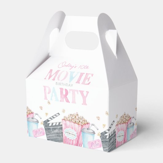 Ballotins Boîte de préférence pour la fête de cinéma (Verso)