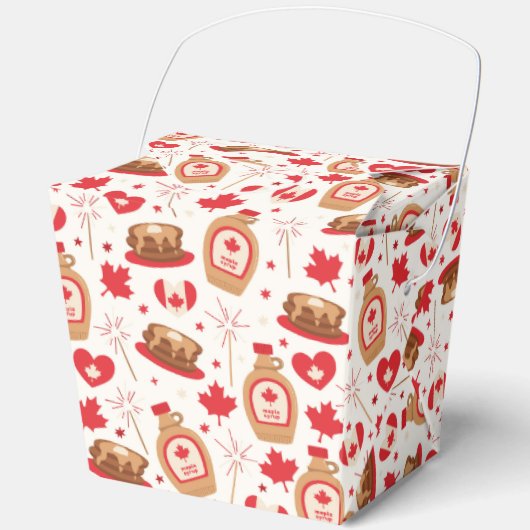 Ballotins Boîte de préférence pour la fête du Canada (Recto)