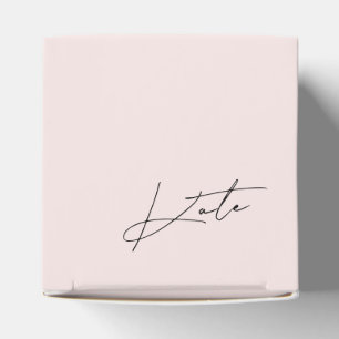 Ballotins Boîte de proposition pour la femme de chambre rose