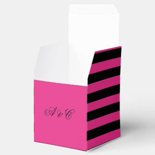 Ballotins Boîte de réception Hot Rose & Black Stripes