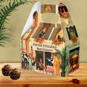 Ballotins Boîte de remerciement italienne romantique