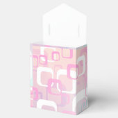 Ballotins Boîte de remerciement rose moderne (Ouvert)