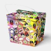 Ballotins Boîte de retrait avec motif de sushi (Arrière)