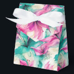 Ballotins Boîte de traitement de la partie d'impression flor<br><div class="desc">La boîte de fête est présentée avec un beau grand imprimé fleuri. Customisez cet objet ou achetez tel quel. Astuce : Ajoutez simplement vos bonnes friandises et ajoutez un ruban festif. Image sous licence</div>